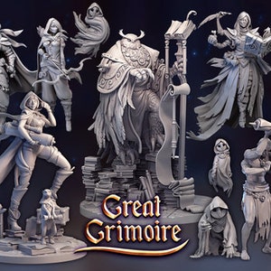 Creature Horror Miniatures: Library of the Forbidden Sands by Great Grimoire (13x Miniatures) Available Individually or as a Set.
