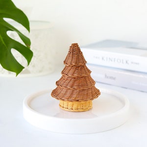 Rattan Pine Tree, Christmas Home Decor image 4