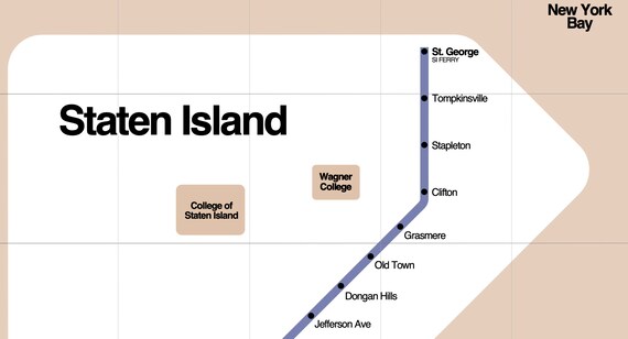  New York City Subway Route Map by Michael Calcagno