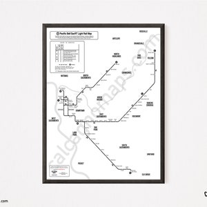 Sacramento Light Rail Map im Stil des 1970er Jahre U-Bahnplans der New York Phone Company in ihren Gelben oder Weißen Seiten Telefonbüchern.