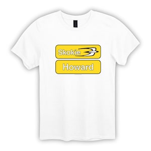 Chicago L Yellow (Skokie) Line Unisex Softstyle T-Shirt, CTA Dempster-Skokie to Howard, 5 Color Options, Chicago Transit Authority Tee