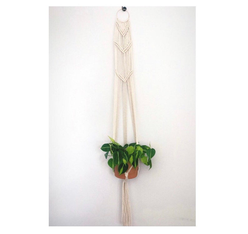 modern plant hanger Wall hanging Plant Hanger Handmade Macrame Plant Hanger Macrame Plant Hanger unique plant display