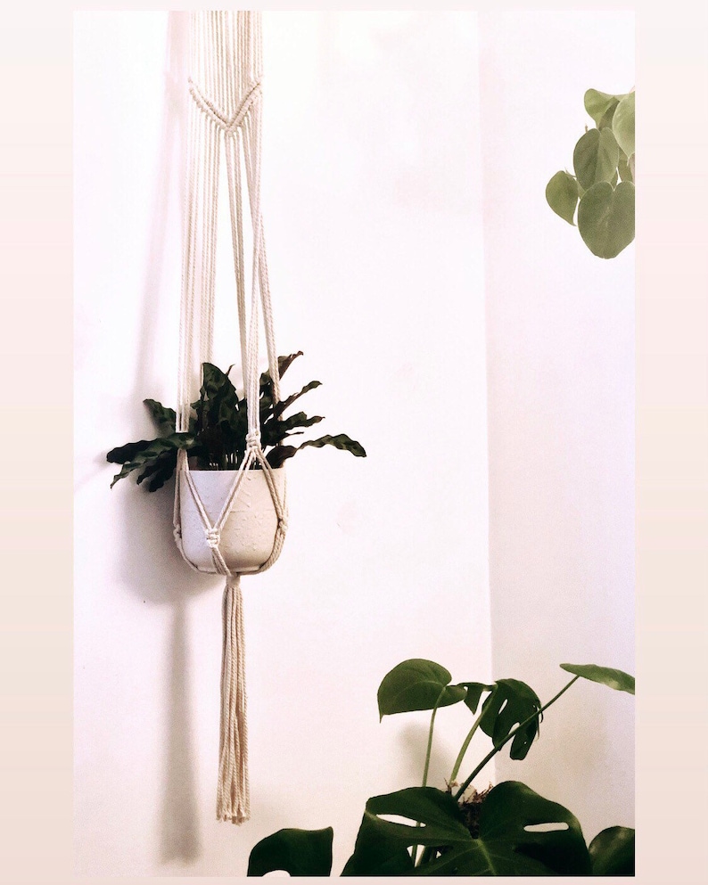 modern plant hanger Wall hanging Plant Hanger Handmade Macrame Plant Hanger Macrame Plant Hanger unique plant display