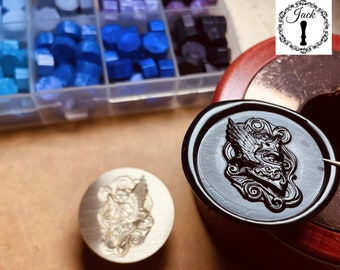 Valkyrie 3Dレリーフワックススタンプ、3Dエンボスワックススタンプ、3Dワックススタンプ、ワックスシーリングスタンプ、ワックススタンプキット、ワックスシール
