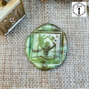 Wax Seal Stamp Envelope, Wax Seal Stamp, Retro Sealing Wax Stamp With Wooden Handle, Invitation Card Decor, Wax Seal Kit