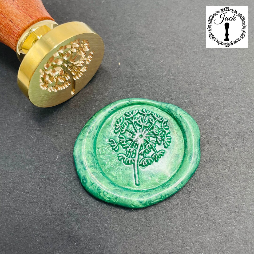 thumbnail image 2 of Monstera Wax Stamp, Wax Seal Stamp, Invitations, Gift Idea, Heart, DIY, Brass Stamp, Floral, Botanical, Wedding Invitations, Sealing Wax 2 of 13