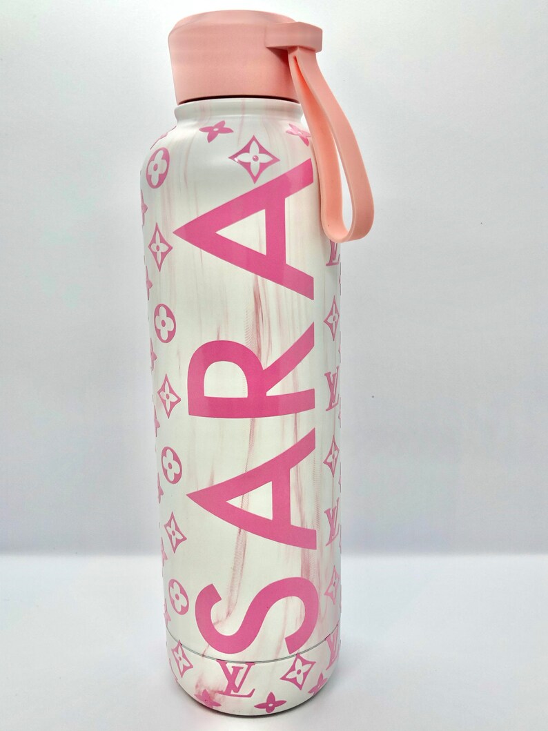 Louis Vuitton inspired bottle LV travel insulated stainless Etsy