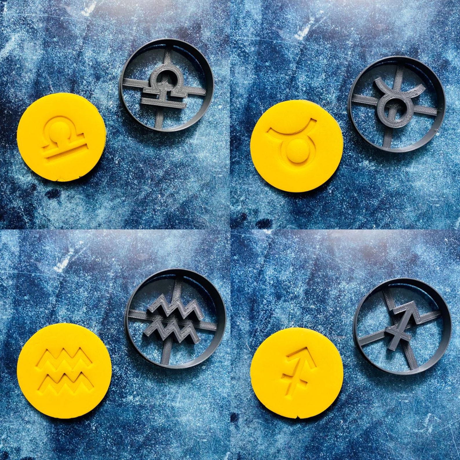 Full Set Horoscope Zodiac Cookie Cutter Cookie Cutter Cookie Etsy