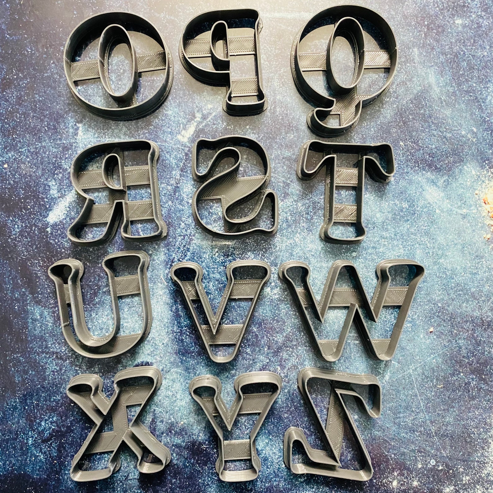 Alphabet Full Set Letters Cookie Cutter Fondant Embossing Etsy