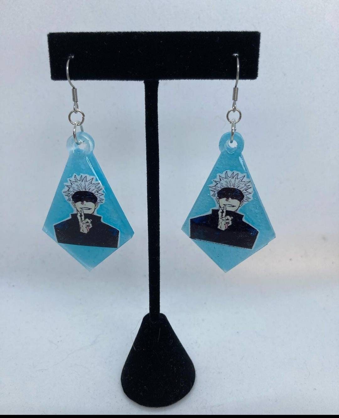 Jujutsu Kaisen Satoru Gojo Earrings Anime Jewelry Etsy