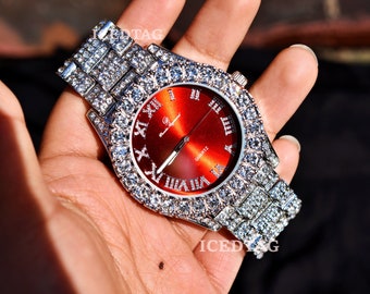 diamond rolex red face
