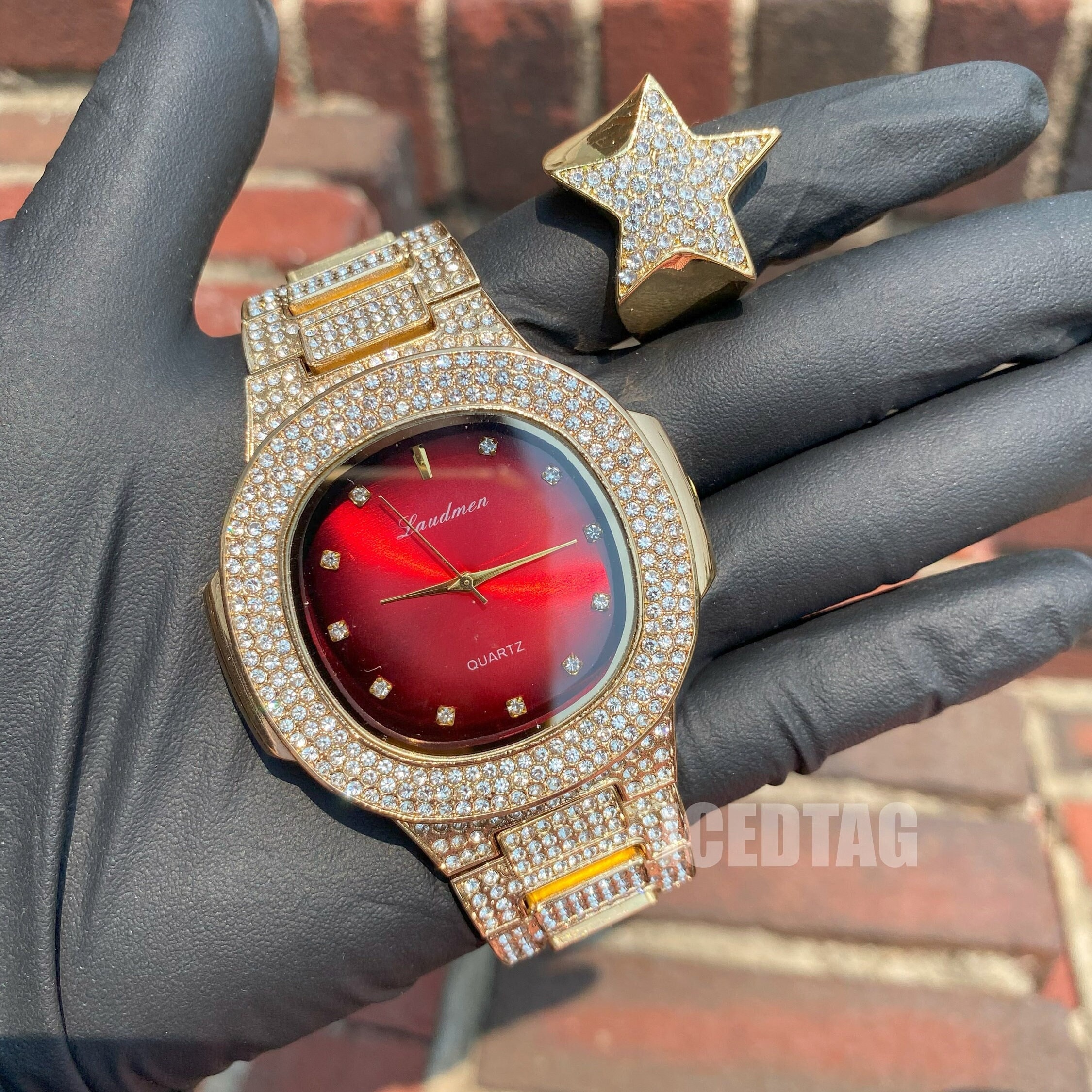 Cz shop stone watch