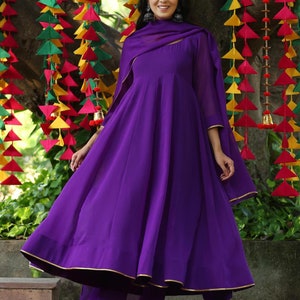 Georgette Anarkali suit readymade for women / Indian outfits for Wedding