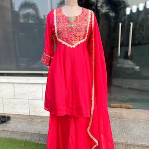Indian Sharara suits for women in usa/Readymade Salwar Kameez with dupatta