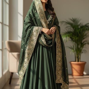 banarasi long dress design Amazon.com: Women's South Indian Silk Gown Banarasi Maxi Long Dress Long  Frock for Women Fullstiched Gown_231 : Clothing, Shoes & Jewelry