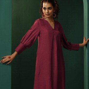 Wine salwar kameez