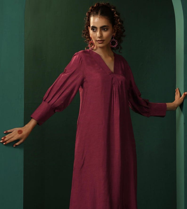 Wine salwar kameez
