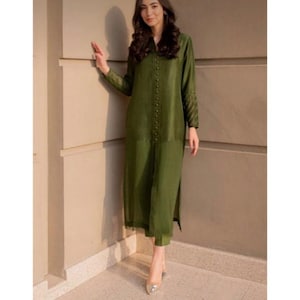 Green salwar kameez