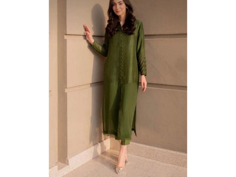 Green salwar kameez