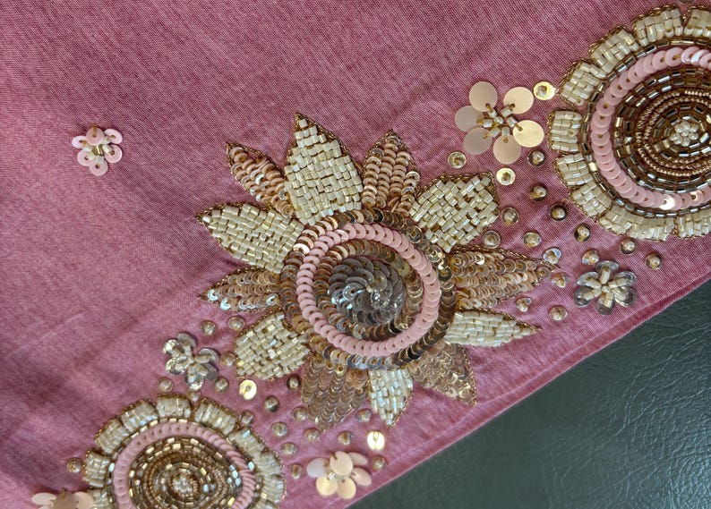 Pink Silk Palazzo Suit: Salwar Kameez with Dupatta image 12