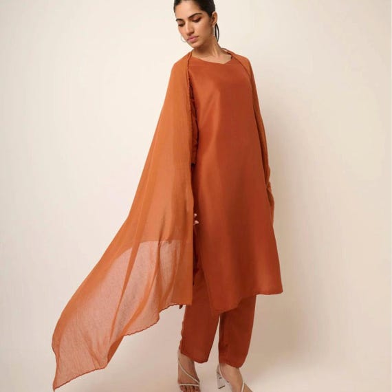 Pakistani designer indian kurta sets for women with dupatta , Silk Shalwar Kameez Partywear