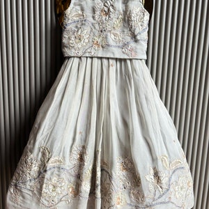 Embroidered Baby Girl Lehenga Choli: Indian Wedding Dress