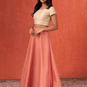 Silk Indian Skirt ready to wear / lehenga skirt only
