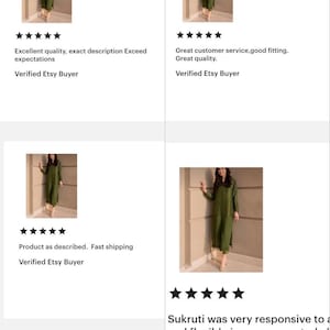 Grüne Seide Salwar Kameez Fertig: Collared Kurti Pant Set Bild 6