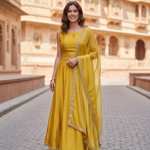 mustard yellow dress for haldi Buy yellow dresses for haldi Online in USA