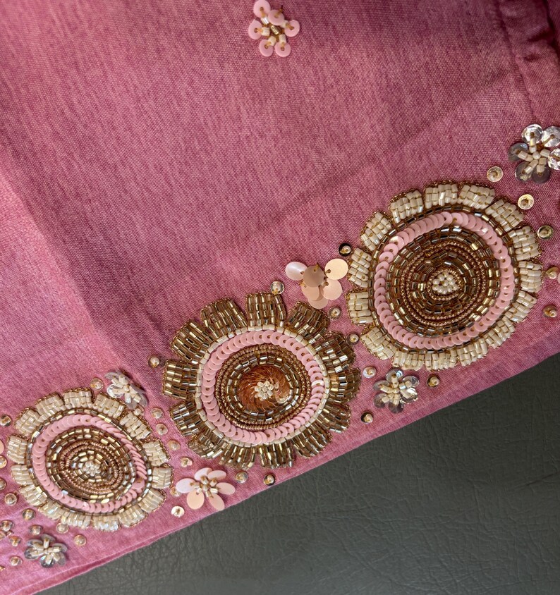 Pink Silk Palazzo Suit: Salwar Kameez with Dupatta image 14