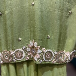 Pink Silk Palazzo Suit: Salwar Kameez with Dupatta image 8