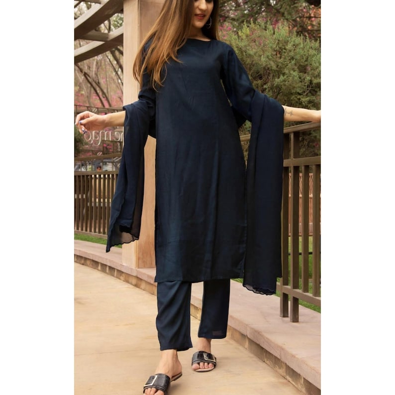 Blue salwar kameez