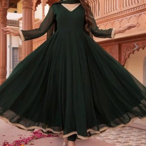Indian Wedding Anarkali Salwar Kameez for women - Indian Gowns For Wedding Guests