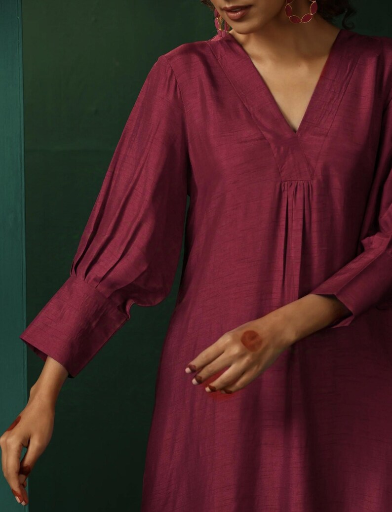 Salwar kameez with long sleeves