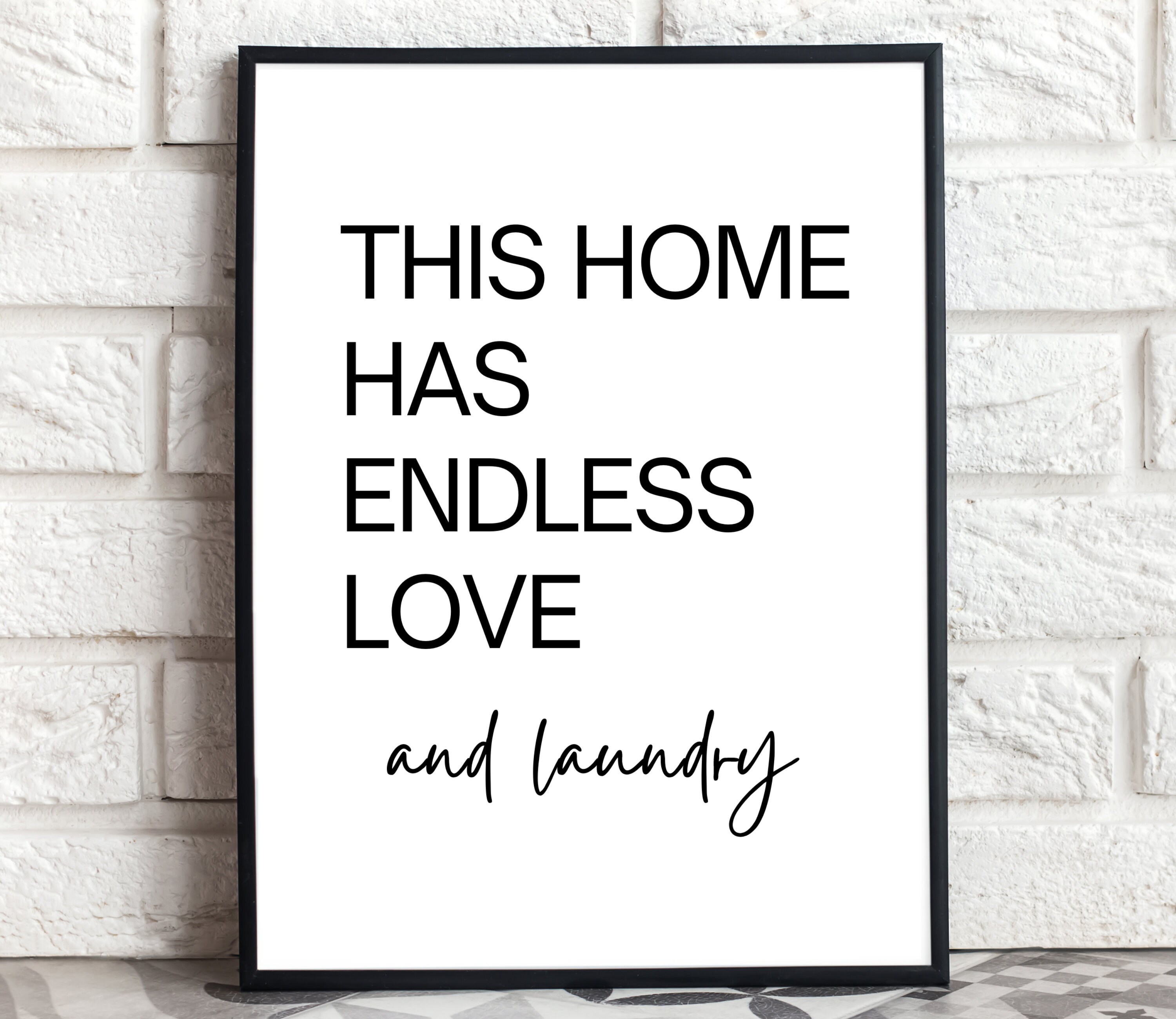 Impresión de decoración de la sala de servicios públicos esta | Etsy