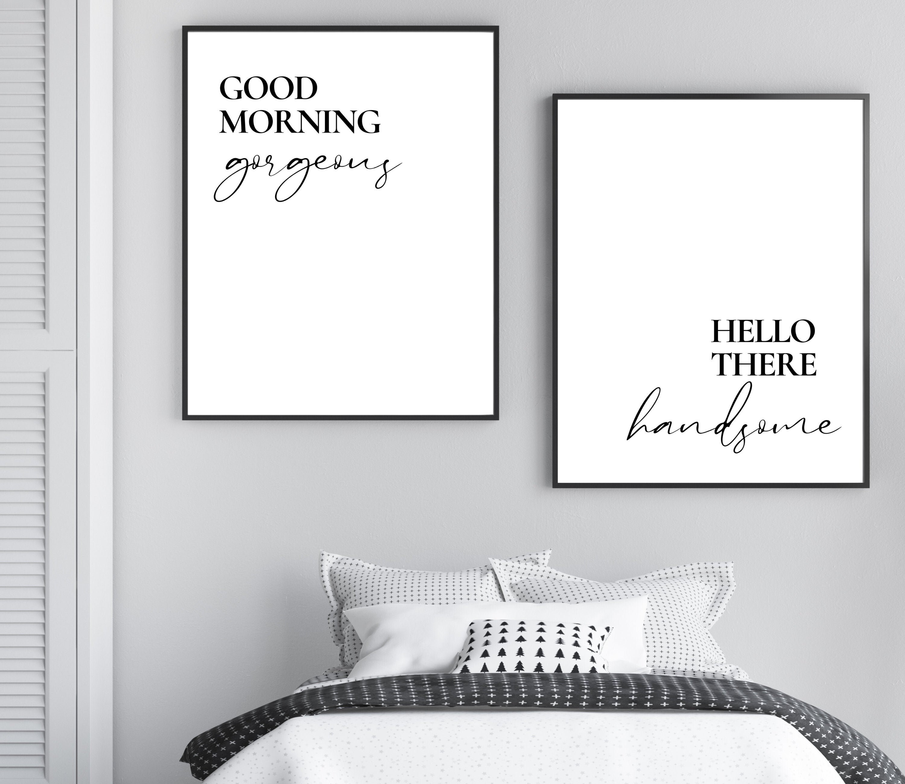Prints for bedroom Set of two wall prints bedroom printable Etsy Italia