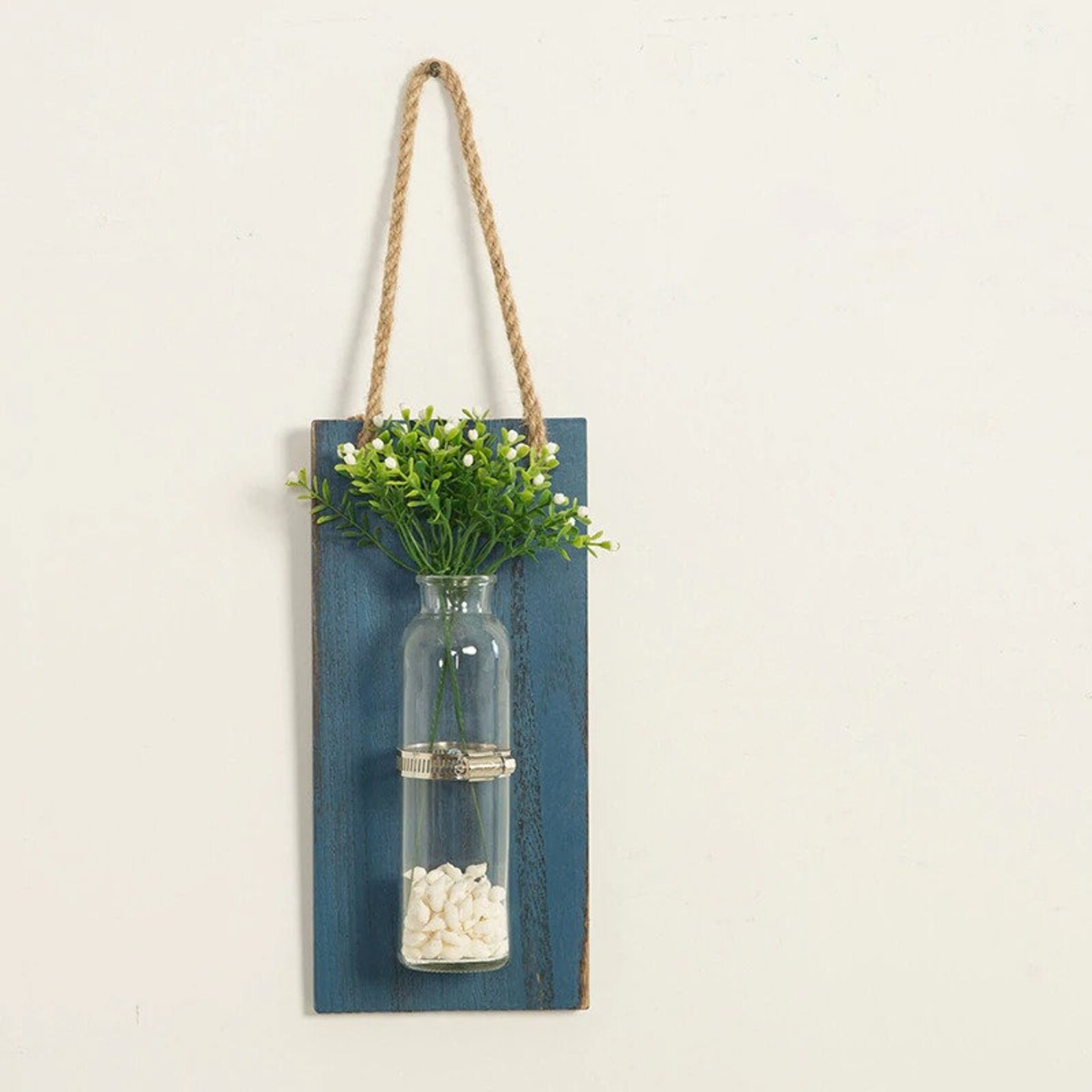 Wall Mounted Decoration lower Vase Shelf Hanging Wood Board Etsy