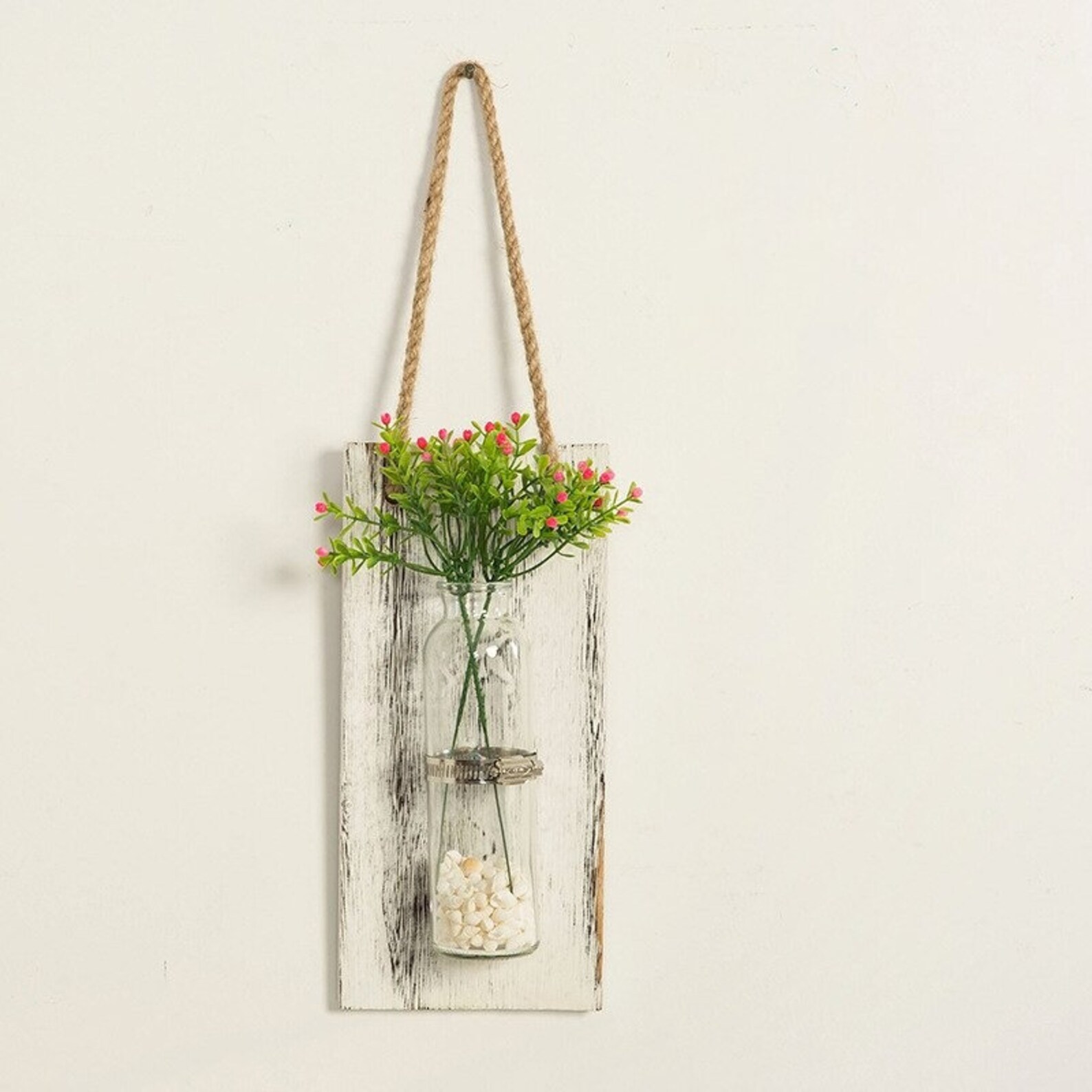 Wall Mounted Decoration lower Vase Shelf Hanging Wood Board Etsy