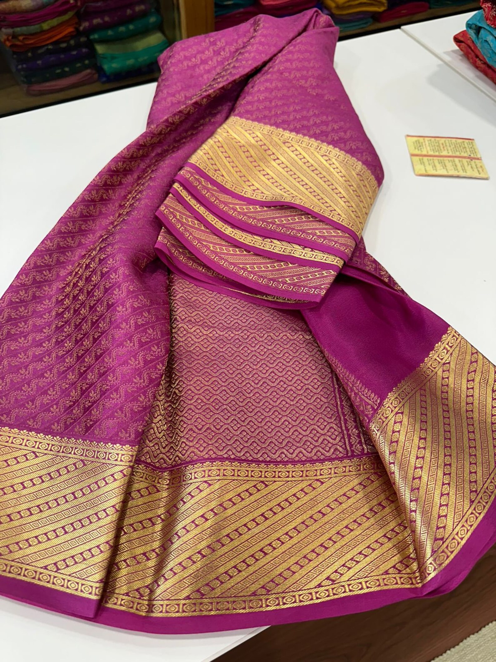 Pure Silk Saree Mysore Silk Saree Mysore Brocade Silk Silk Mark Certified Saree Party Wear Saree