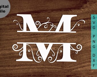 Download Split M Svg Etsy