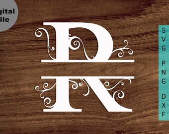 Download R Monogram Svg Etsy