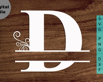 Download D Monogram Svg Etsy