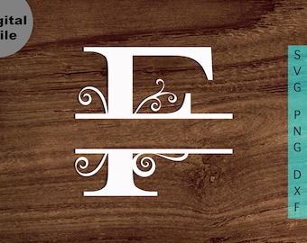 Download Split Letter F Svg Etsy