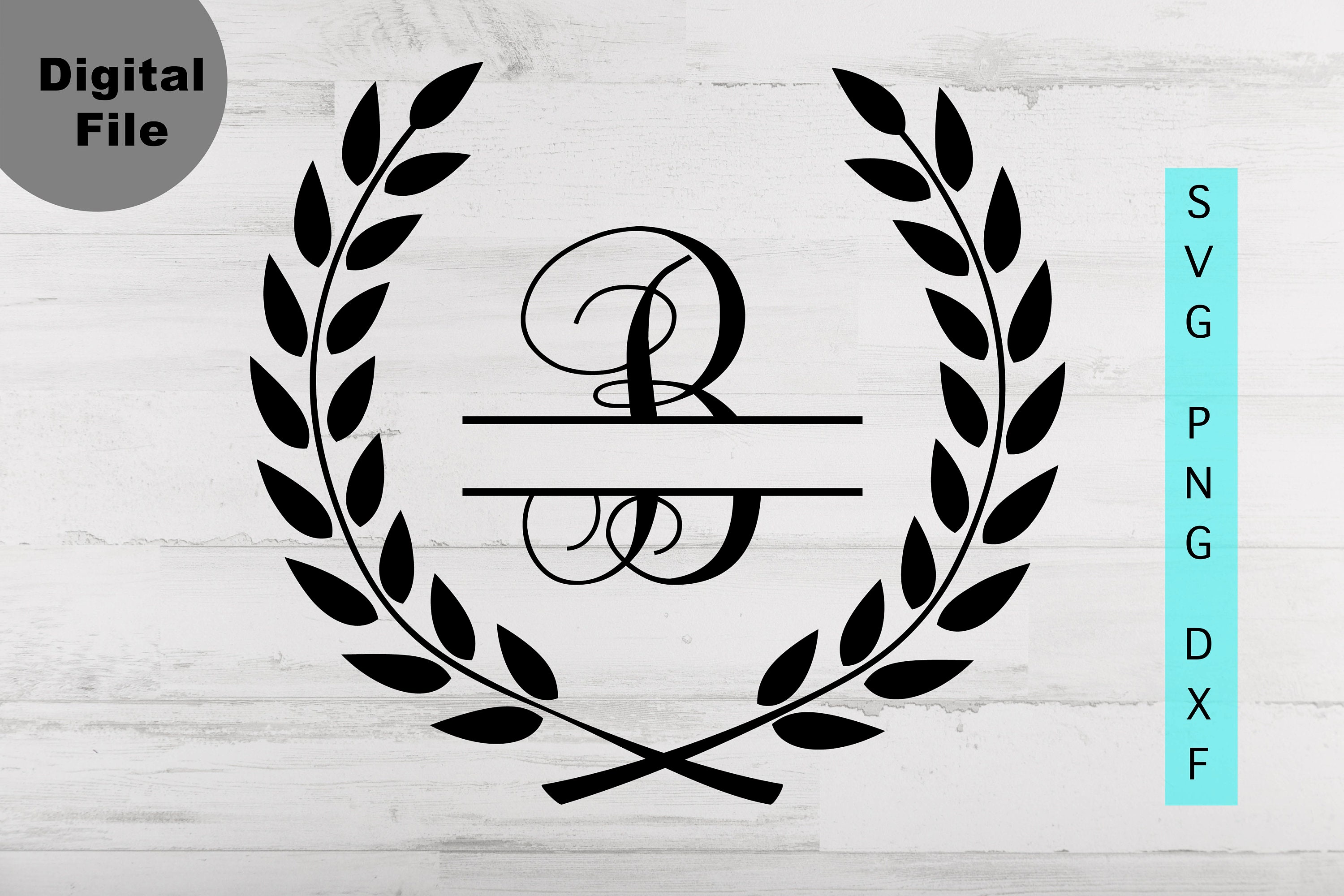 Download Split Letter Monogram SVG Family Monogram Svg/png/dxf file | Etsy