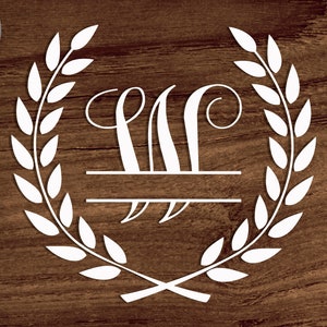 Split Letter Monogram SVG, Family Monogram Svg/png.dxf File, Monogram ...