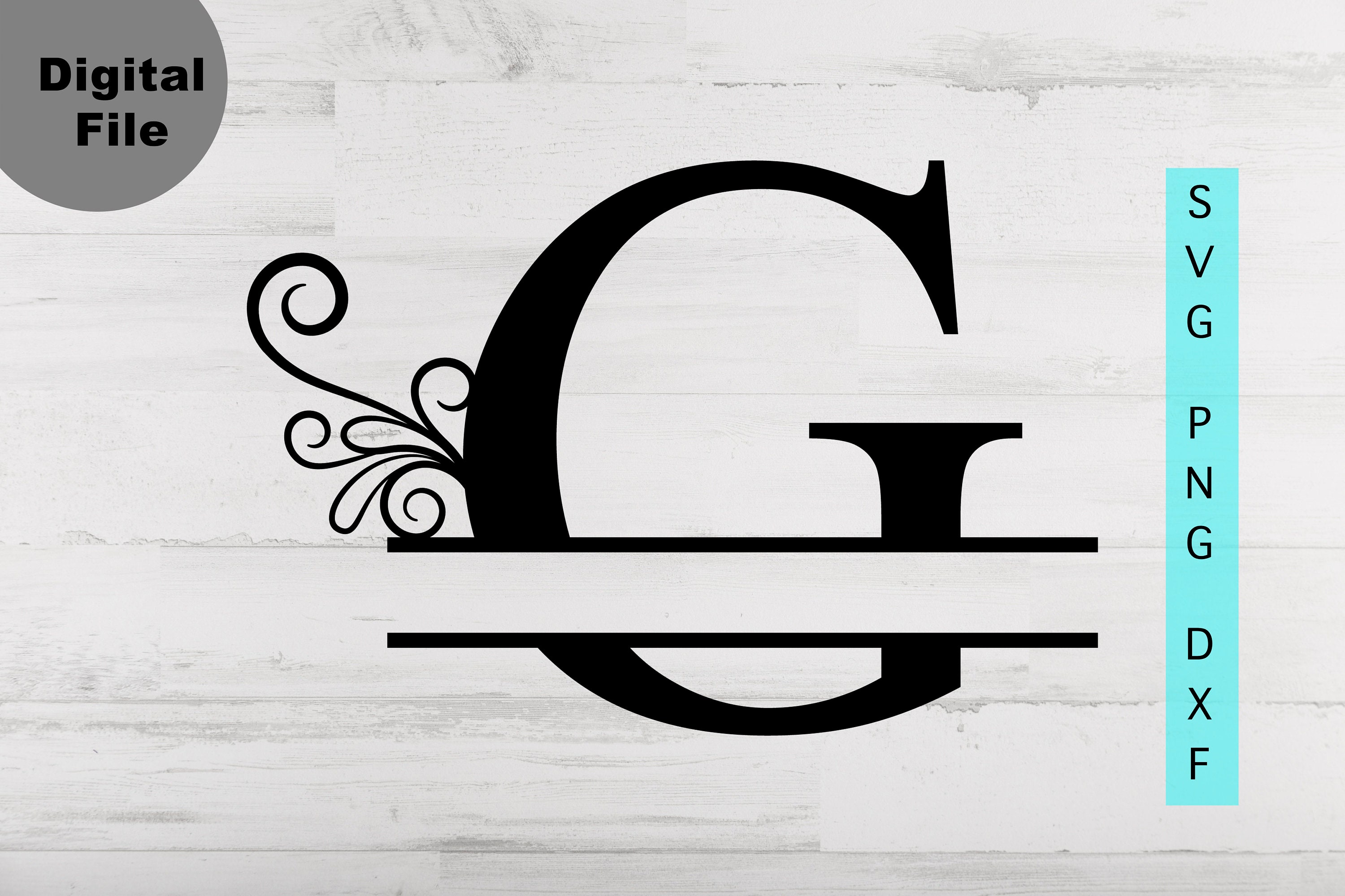 Fancy Letter G SVG Monogram SVG Letters SVG Decorative Letters SVG