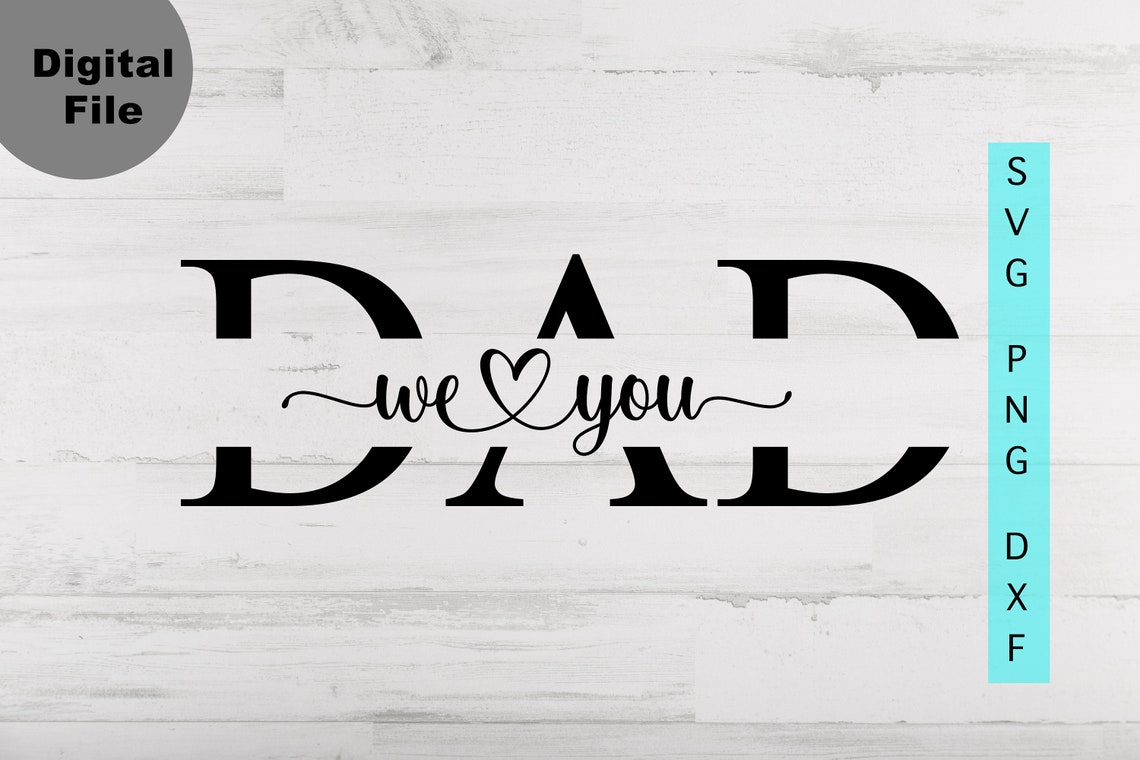 Download Split Dad Monogram Svg/png.dxf file Split Dad with names svg | Etsy