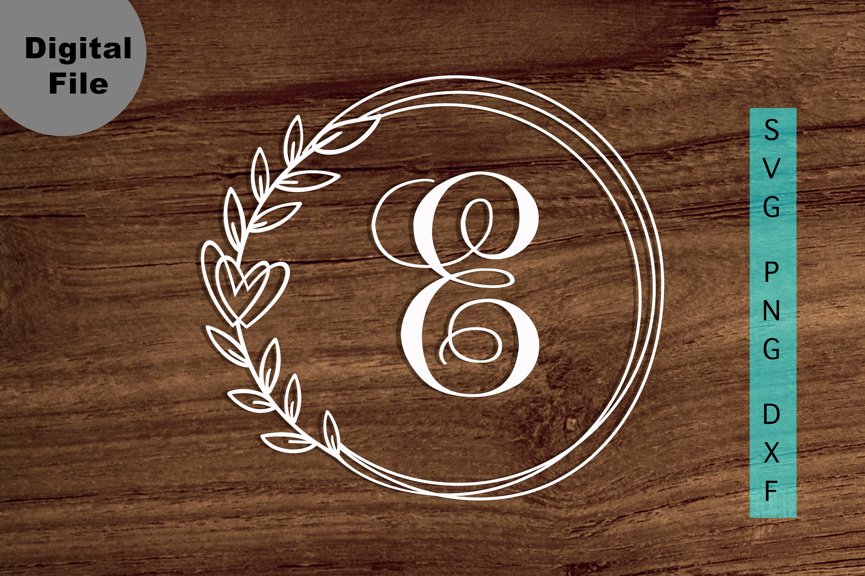 Download Family Name Sign Svg Heart wreath Svg/png/dxf file ...