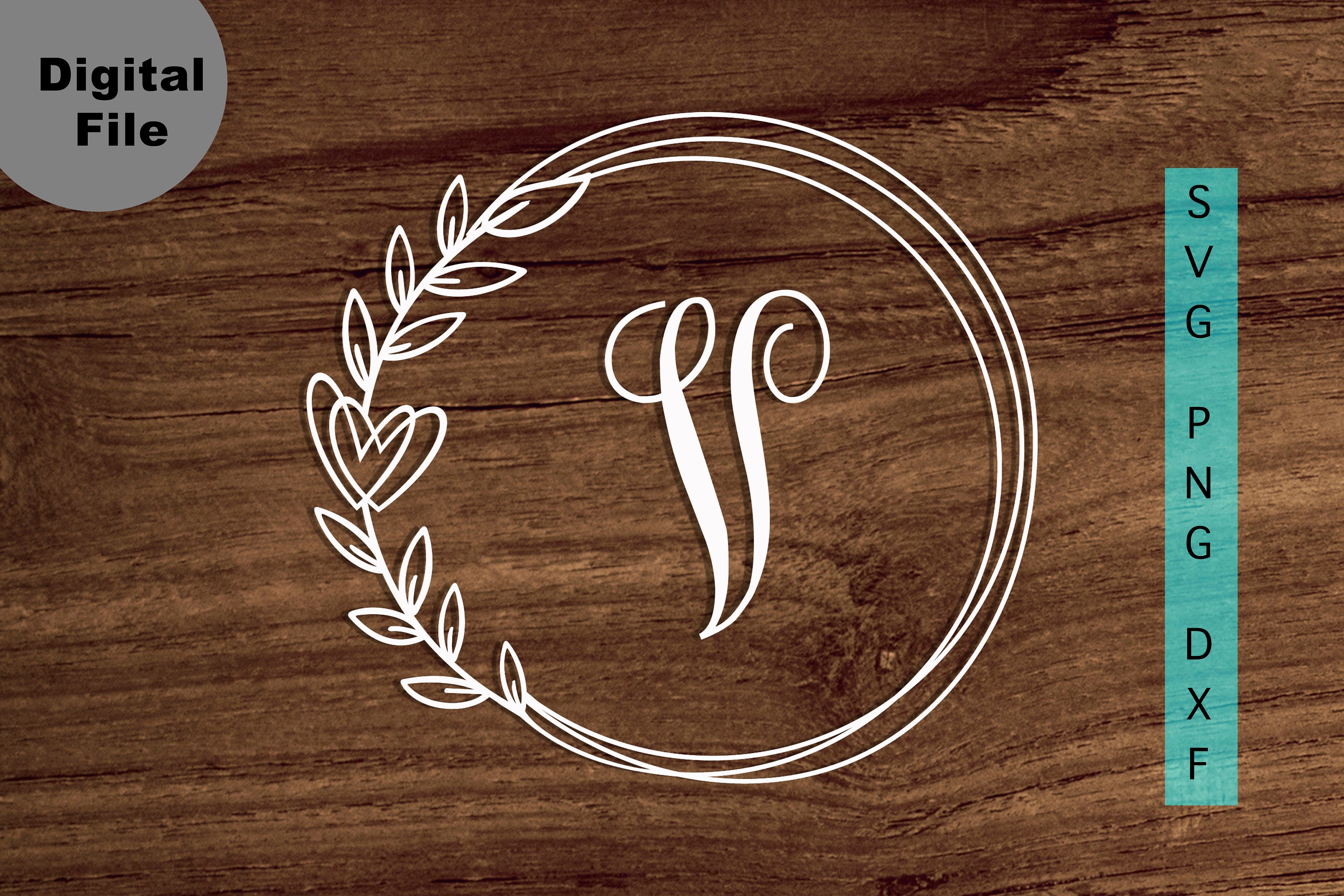 Download Family Name Sign Svg Heart wreath Svg/png/dxf file ...