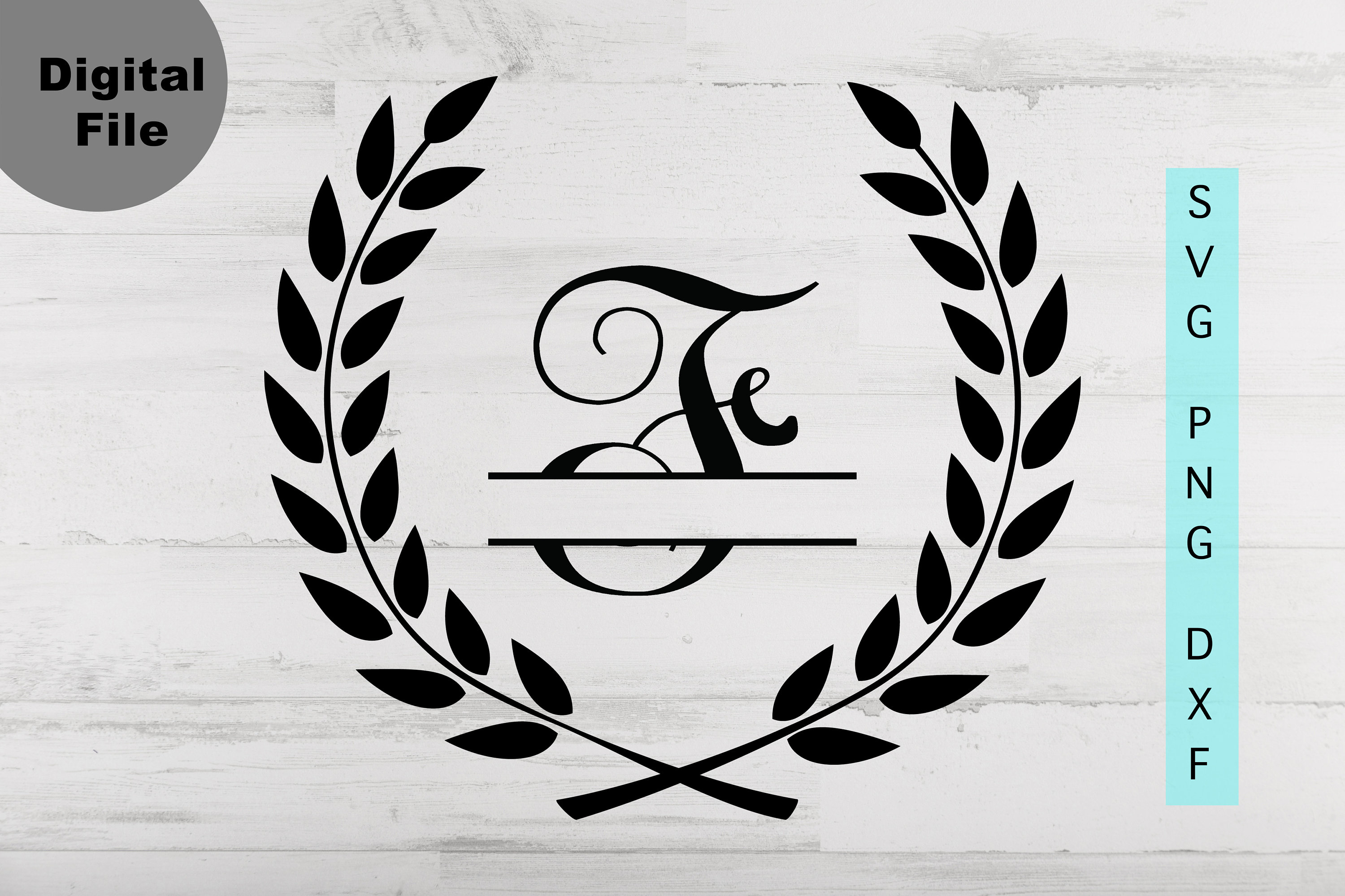 Download Split Letter Monogram SVG Family Monogram Svg/png.dxf file | Etsy